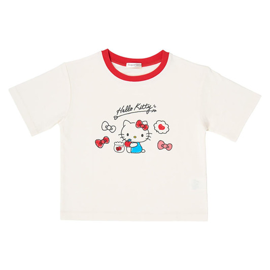 Sanrio Hello Kitty Other Kids Short-Sleeve T-Shirt White 120cm