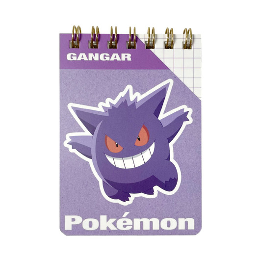 Pokemon Center Original A7 Mini Ring Memo Gengar
