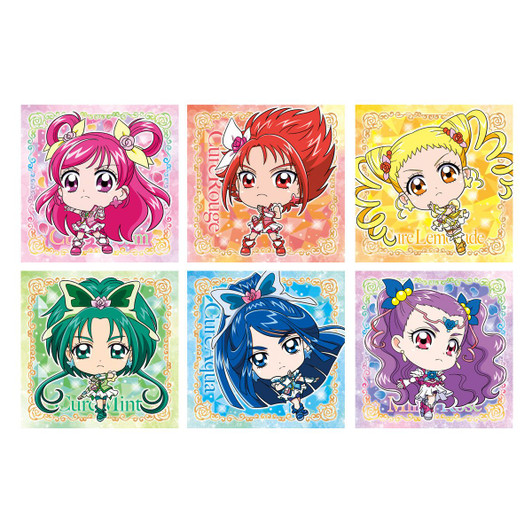 Bandai Candy Niformation Pretty Cure All Stars Sticker Wafers Vol.2 20pcs BOX