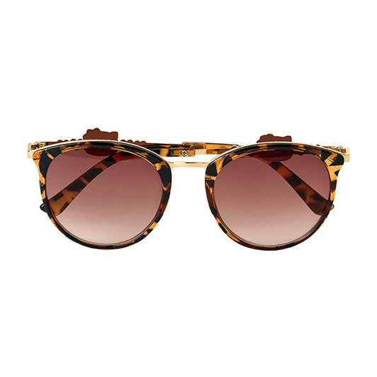 Sanrio Hello Kitty Sunglasses Brown Lens: Plastic (Coating) Frame: Plastic (Paint) Temple: Nickel Alloy (Plating) UV Cut