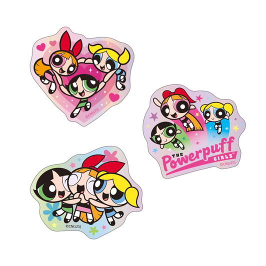 T's Factory Powerpuff Girls Aurora Clear Sticker Set A Set