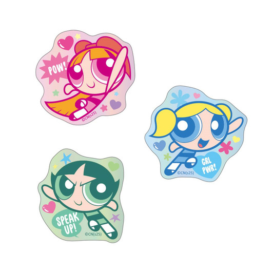 T's Factory Powerpuff Girls Aurora Clear Sticker Set B Set