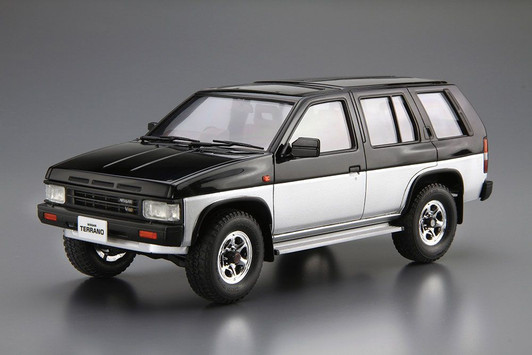 Aoshima 1/24 Nissan D21 Terrano V6-3000 R3M '91 Plastic Model