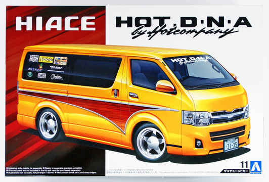 Aoshima 52372 Hot Company TRH200V HIACE '12 1/24 scale kit