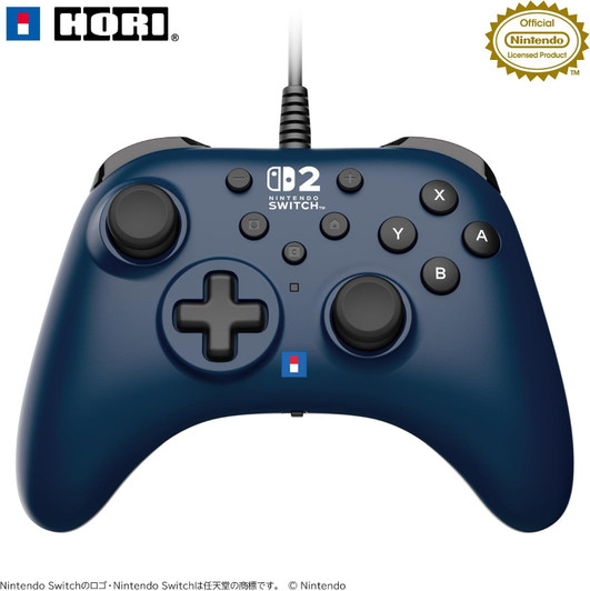 Hori Pad Turbo For Nintendo Switch 2, Windows PC. Navy