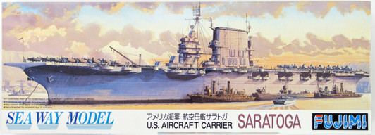 Fujimi SWM25 Aircraft Carrier CV-3 Saratoga 1/700 Scale Kit