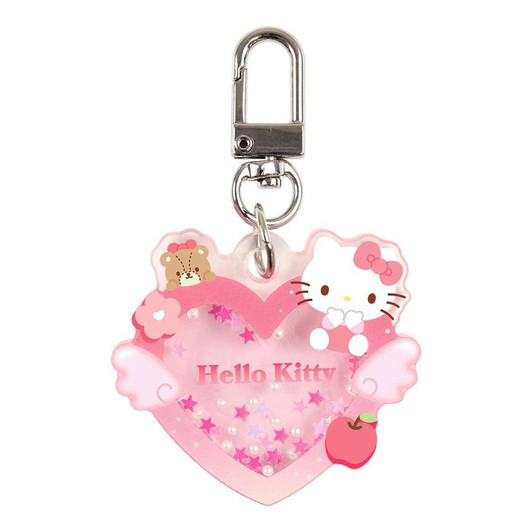 T's Factory Sanrio Heart Shaker Keychain Hello Kitty 
