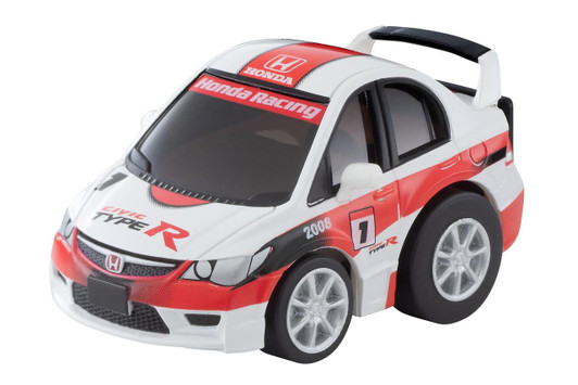  Takara Tomy Choro Q Zero Z-63d Honda Civic Type R (FD2) One-Make Race Specification 