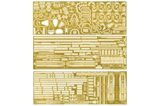  Aoshima 1/350 Ironclad Takao Class Dedicated Common Etching Set 