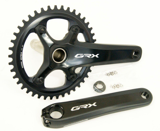 Shimano (Cycling) GRX FC-RX810-1 Cranksets 170mm 42T (Black) IFCRX8101CXB2