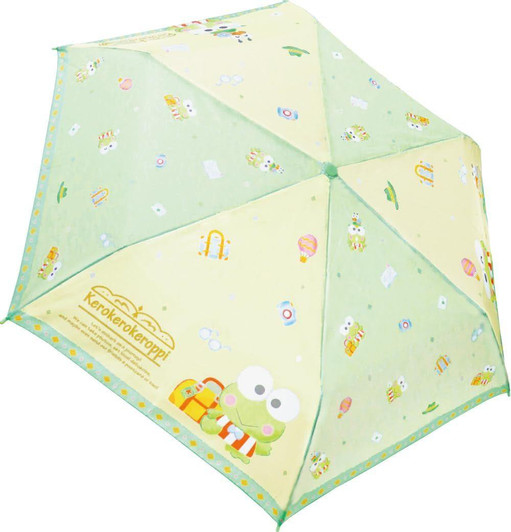  J's Planning Sanrio Kero Kero Keroppi Pastel Green Folding Umbrella 