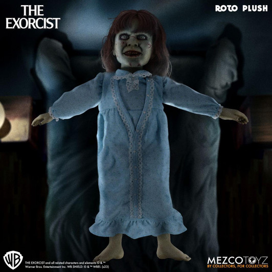  MAMEGYORAI The Exorcist: Mezco Designer Series: Regan MacNeil Roto Plush Doll Figure 