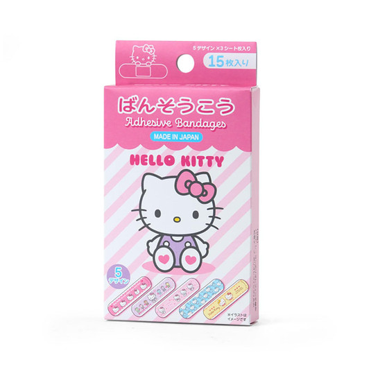 Sanrio Hello Kitty Boxed Bandages Individually Packaged