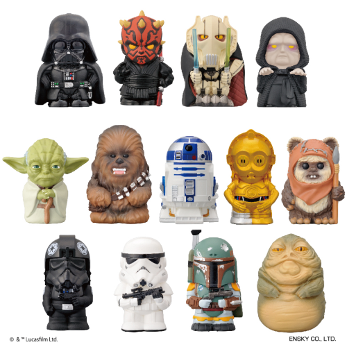 Ensky Star Wars Soft Vinyl Puppet Mascot Selection 13pcs BOX