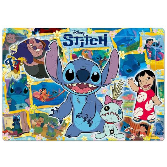Tenyo Lilo & Stitch Puzzle 60P Everyone Is Ohana!