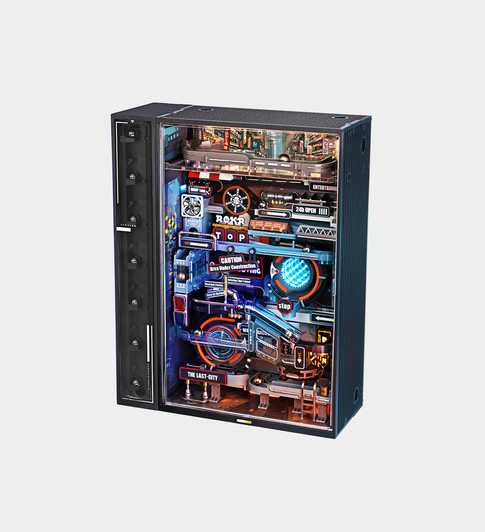 ROBOTIME DIY Miniature Kit The Last City Marble Lift (130 Pieces)