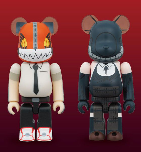 Medicom Bearbrick Chainsaw Man & Bomb Figure (2pcs Set)