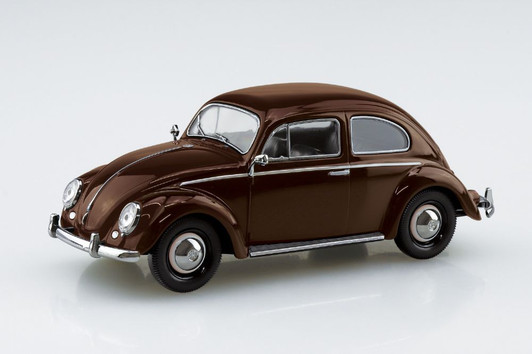 Aoshima 1/32 RakuPla Snap Kit No. 20-TB Volkswagen Beetle (Texas Brown) Plastic Model
