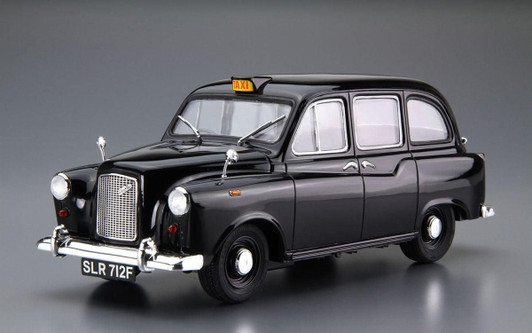 Aoshima The Model Car No. 68 1/24 FX-4 London Taxi '68 Plastic Model