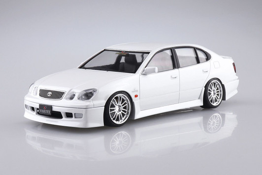 Aoshima The Tuned Car No. 75 1/24 Vertex JZS161 Aristo '00 (Toyota) Plastic Model
