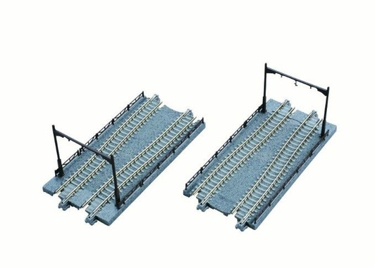 Kato 40-025 UNITRAM Shared-Exclusive Boundary Track 124mm (2 pcs.) (N scale)