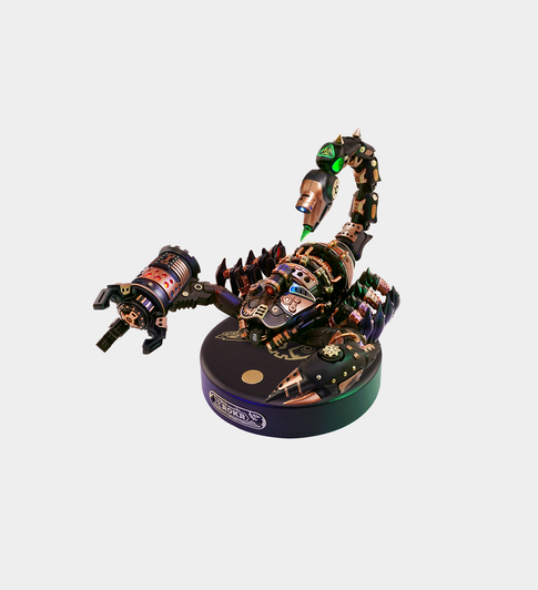ROBOTIME DIY Miniature Kit Emperor Scorpion (123 Pieces)