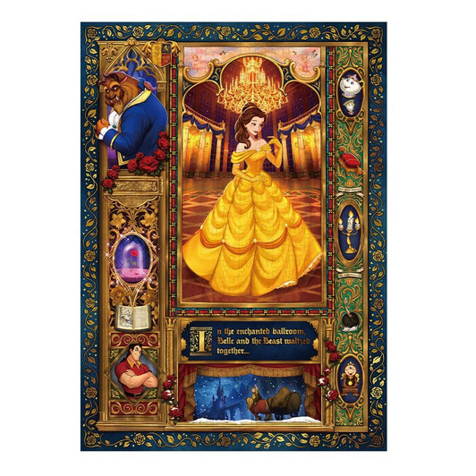 Jigsaw Puzzle The Melody of Love for Only Two "Beauty and the Beast" (500 Pieces)