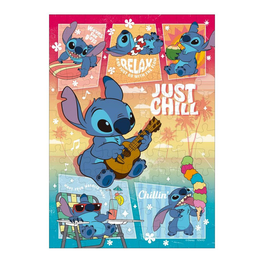 Jigsaw Puzzle A Carefree Life (Stitch) (108 Pieces)