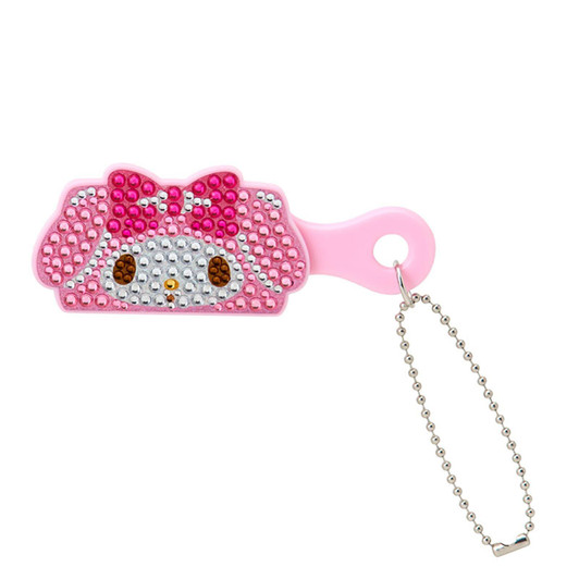 Sanrio My Melody Mini Brush Charm (Kira Deco Miniature) Keychain Comb