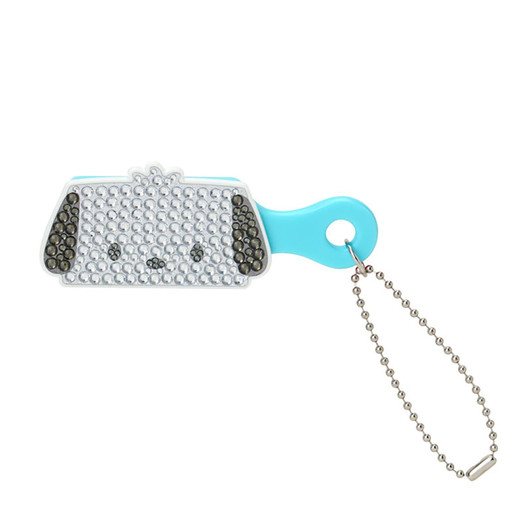 Sanrio Pochacco Mini Brush Charm (Kiradeko Miniature) Keychain Comb 413321