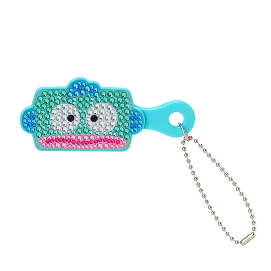 Sanrio Hangyodon Mini Brush Charm (Kira Deco Miniature) Keychain Comb 413330