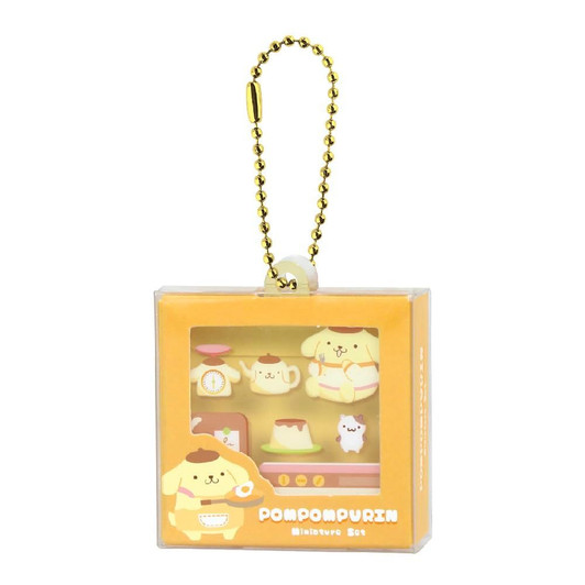 T's Factory Sanrio Package Style Miniature Key Holder Pompompurin