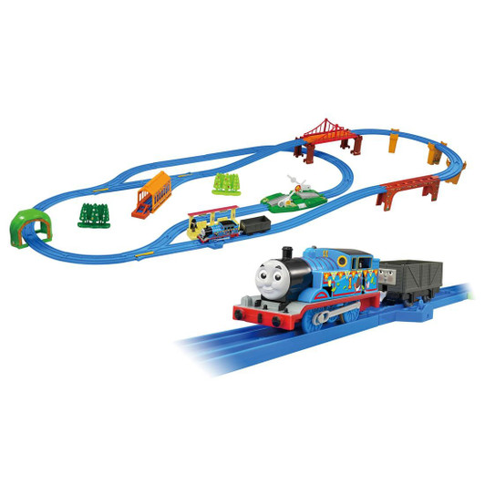 Takara Tomy Welcome to the World of Plarail Thomas! Best Selection Set (Includes First Edition Bonus: Sir Topham Hatt)