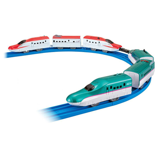 Takara Tomy Plarail E5 Series And E6 Series Shinkansen Auto Rail Connection Set