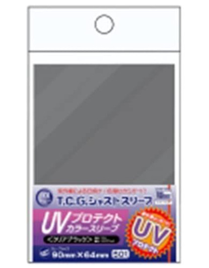 Hobby Base Card Accessory Collection TCG Just Size UV Protect Color Sleeve Clear Black CAC-SL28