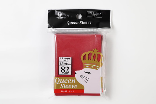 TOYGER Queen Sleeve 82 Pieces (Red)