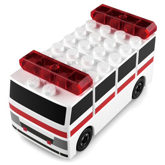 Takara Tomy Tomica Plarail Block Ambulance