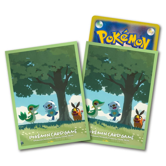 Pokemon Center Original Pokemon Card Game Deck Sleeves Snivy & Tepig & Oshawott