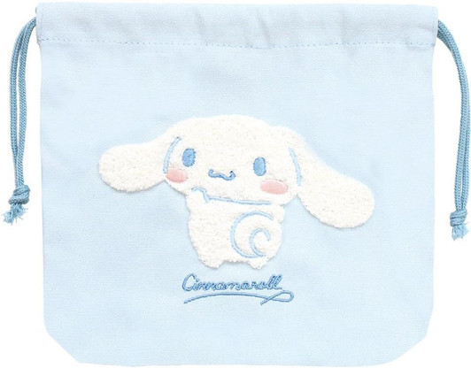 T's Factory Sanrio Sagara Embroidery Drawstring Pouch Cinnamoroll