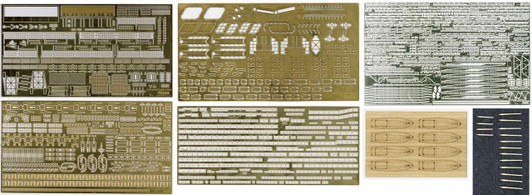  Fujimi 1/350 Japanese Aircraft Carrier Zuikaku with Metal Gun Barrel Photo-Etched Parts Set 