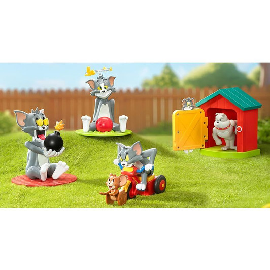 52Toys Blindbox Tom And Jerry Poor Tom Set Of 4 Box