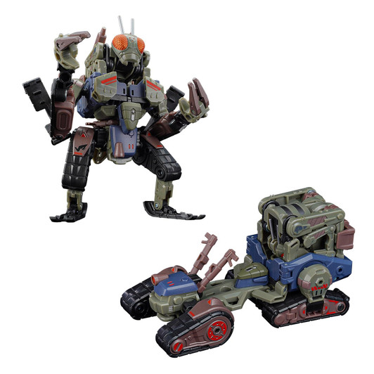 52Toys Beastbox-Mega Series BMM-02 Mechabeast Zombietrack, Transformable Robot Combined Figure, Three-Stage Transformation, Customizable, Transforming