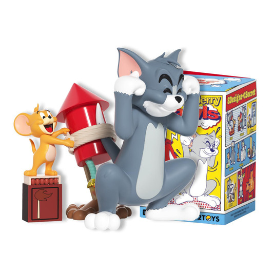 52Toys Blindbox x Tom And Jerry "Brawls Bang" Series Blind Box Trading Figure Collection Figure Painted Gachapon Desktop Decoration Toy Anime Fans Col