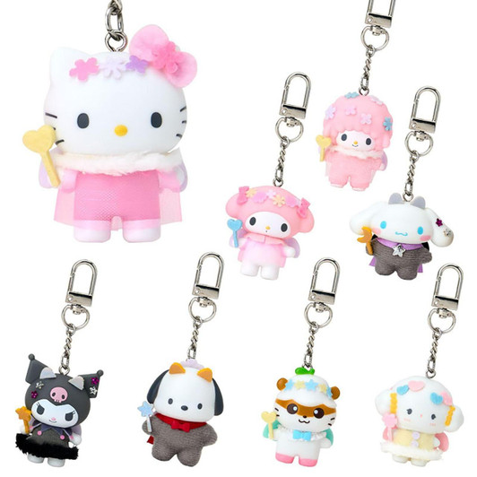  Sanrio Characters Secret Keychain Angels And Little Devils Blind Box (Chibittomo Series Vol. 2) 