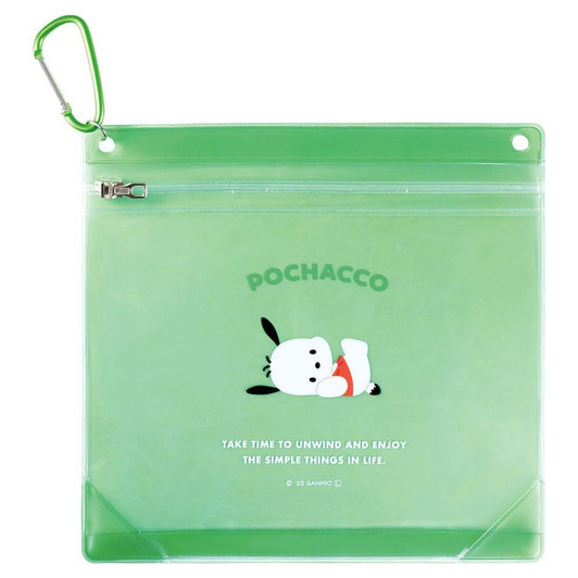  T's Factory Pochacco Carabiner Zipper Case Sanrio 
