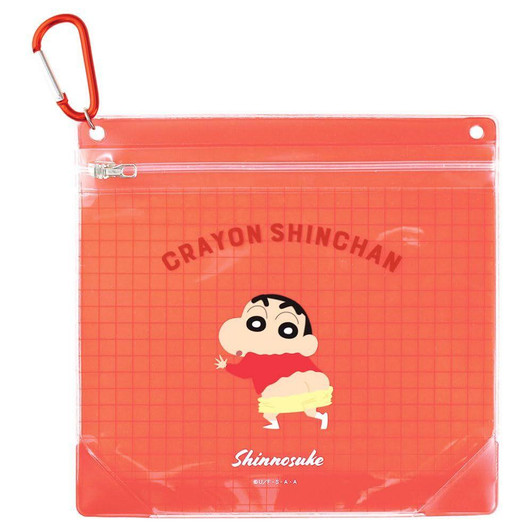  T's Factory Crayon Shin-Chan Carabiner Zipper Case 