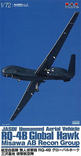  Platz 1/72 JASDF Unmanned Aerial Vehicle RQ-4B Global Hawk Misawa Base Plastic Model 