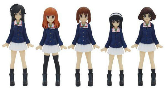 Platz 1/35 Girls und Panzer Movie Version Anglerfish Team Figure Set 