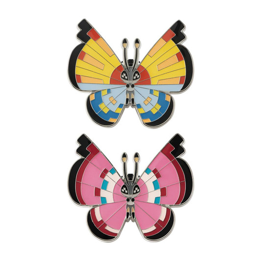  Pokemon Center Original Pins Collection Vivillon All 20 Types Set 