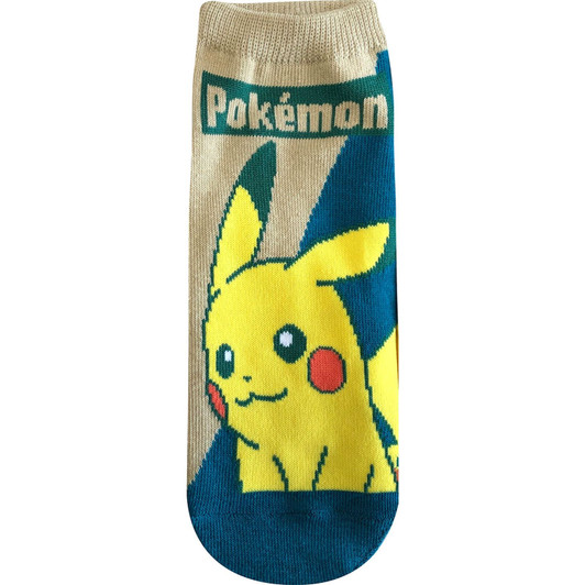 Pokemon Center Original Character Socks Pikachu Bicolor Men's (25-27cm)